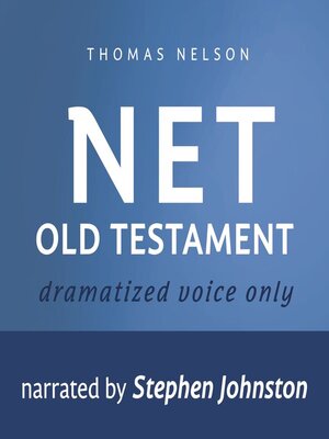 cover image of Audio Bible--New English Translation, NET